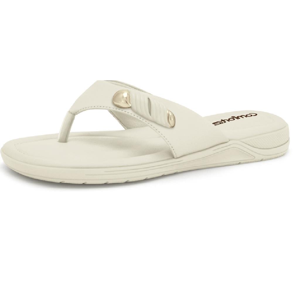 CHINELO COMFORTFLEX REF 2580302 FEMININO Bege 4