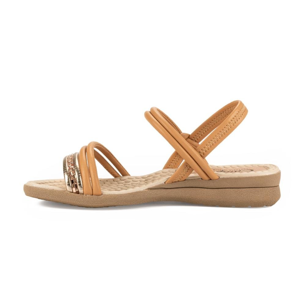 SANDALIA CAMPESI ANABELA REF CP393 FEMININO Amarelo 2