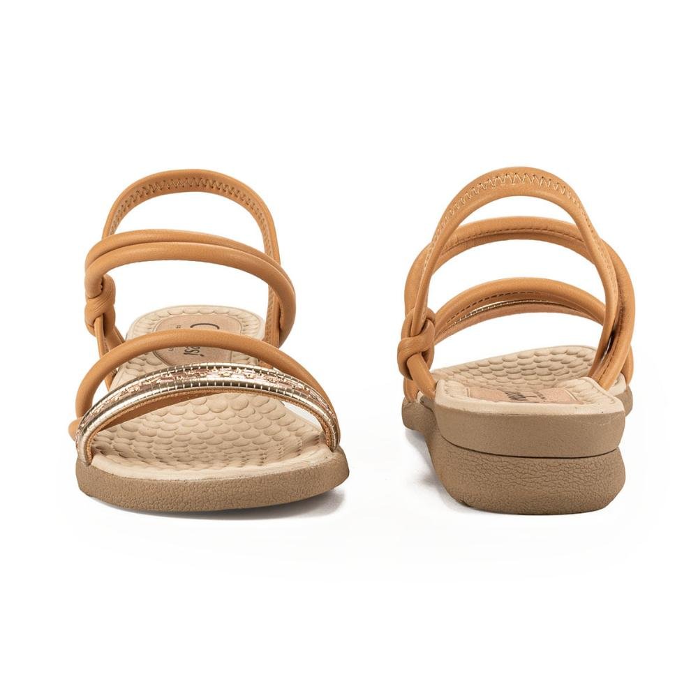 SANDALIA CAMPESI ANABELA REF CP393 FEMININO Amarelo 3