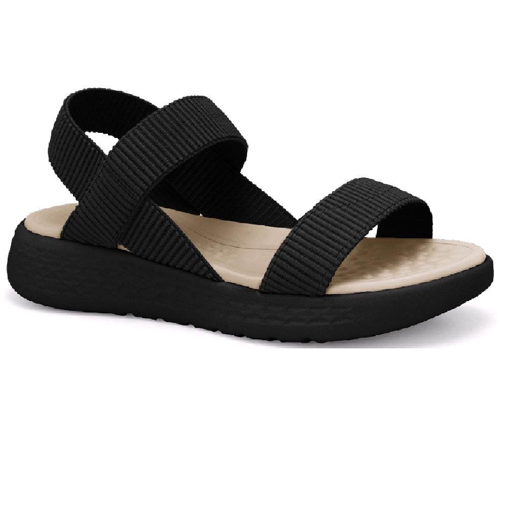 SANDALIA COMFORTFLEX REF 2547302 FEMININO Preto 1