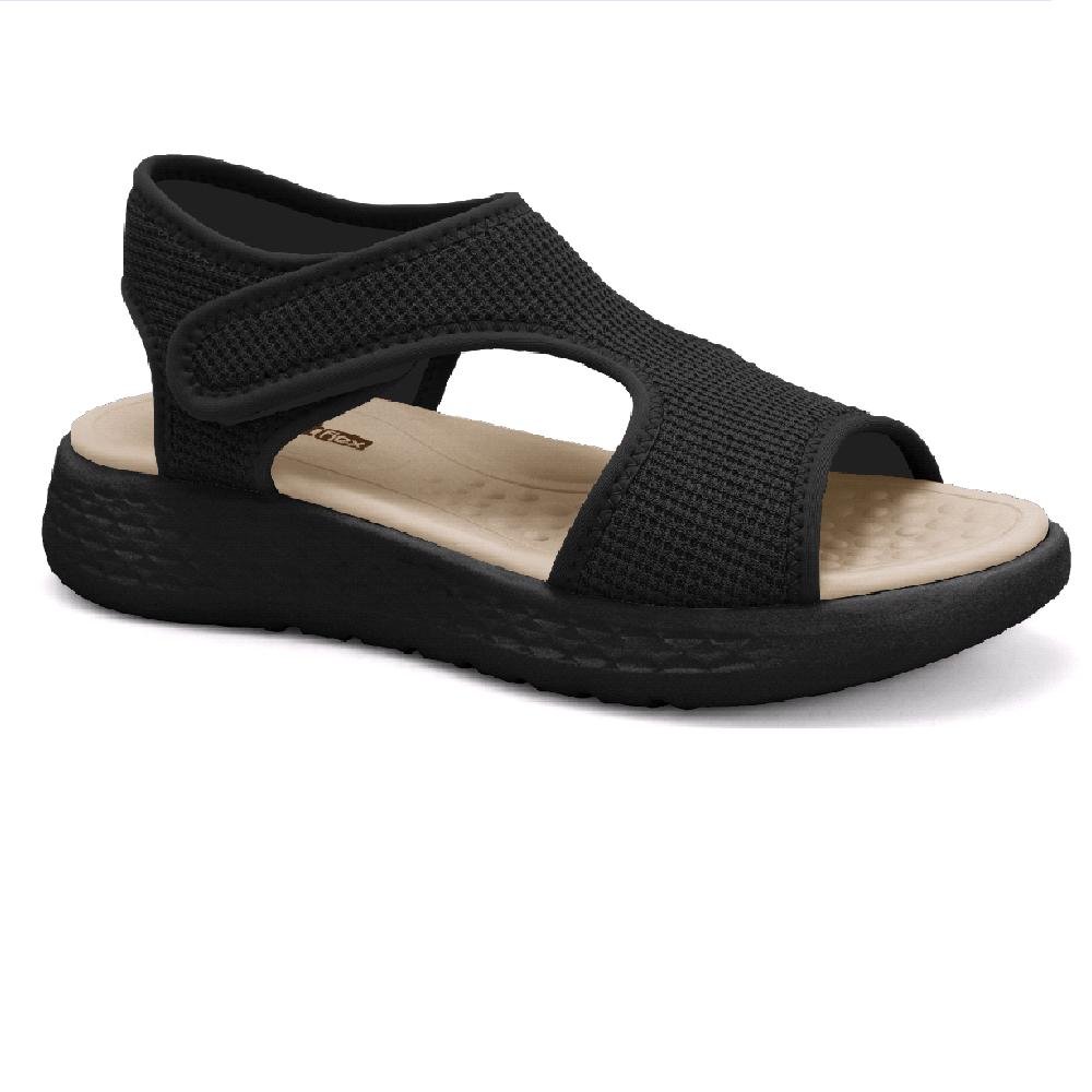 SANDALIA COMFORTFLEX REF 2547304 FEMININO Preto 3