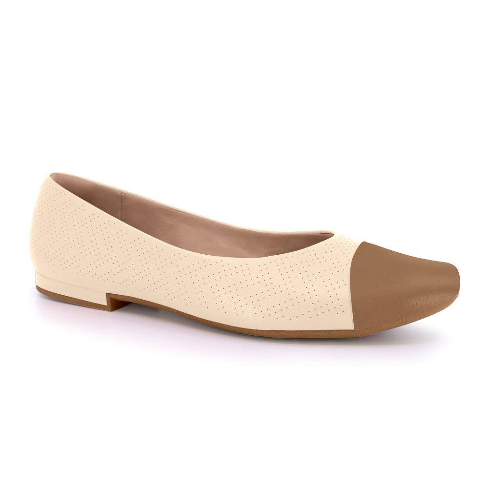 SAPATILHA USAFLEX LASER REF MM0102 FEMININO Bege 3