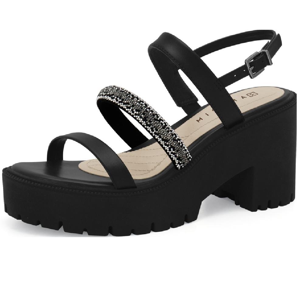 SANDALIA RAMARIM TRATORADA REF 2454207 FEMININO Preto 4