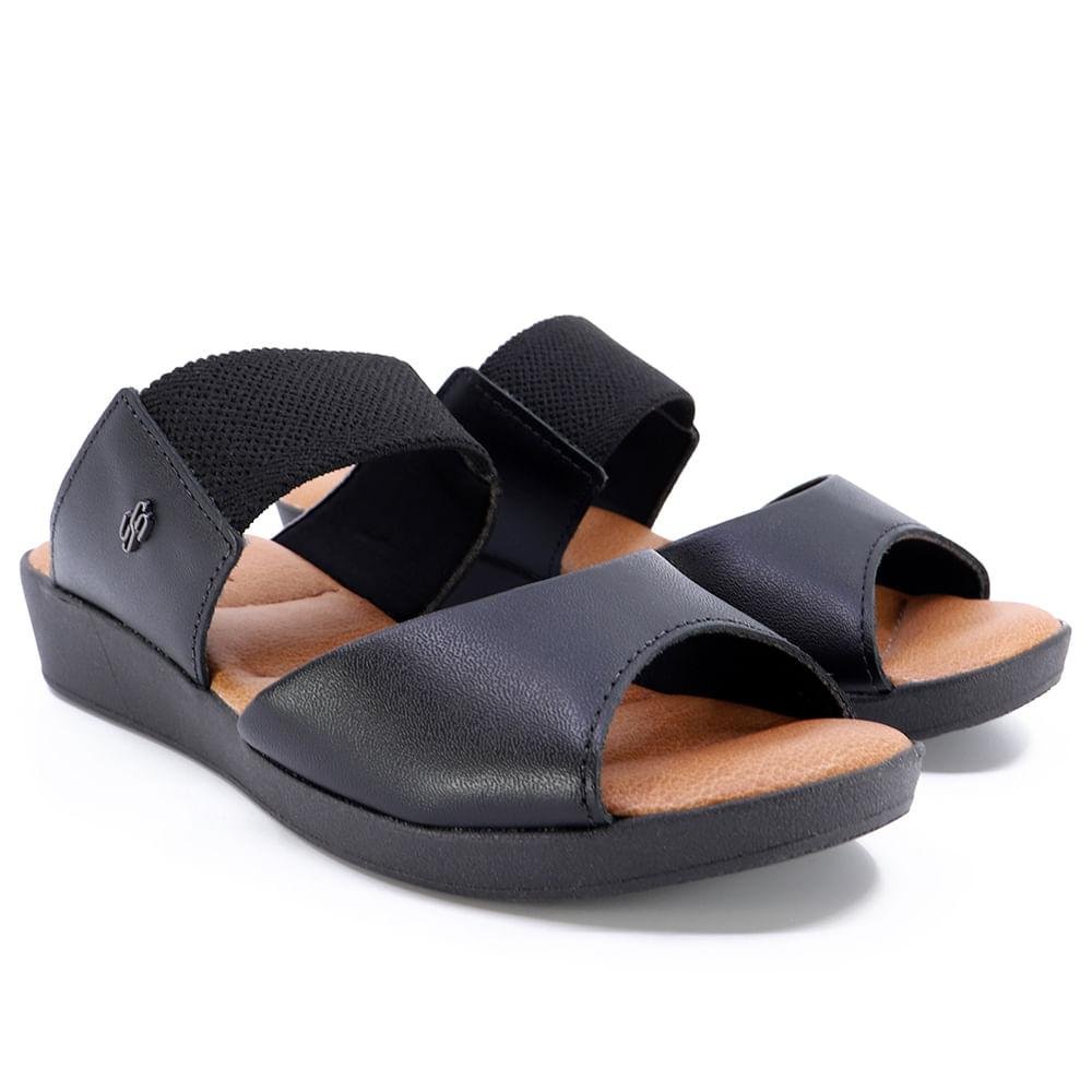 TAMANCO USAFLEX PLATAFORMA REF AG3919 FEMININO Preto 2