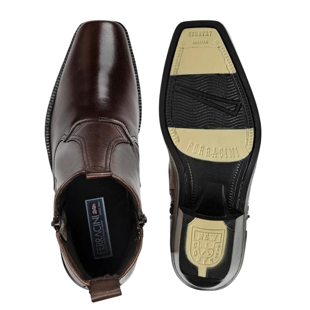 BOTA FERRACINI NEW COUNTRY REF 8907-115A MASCULINO Marrom 3