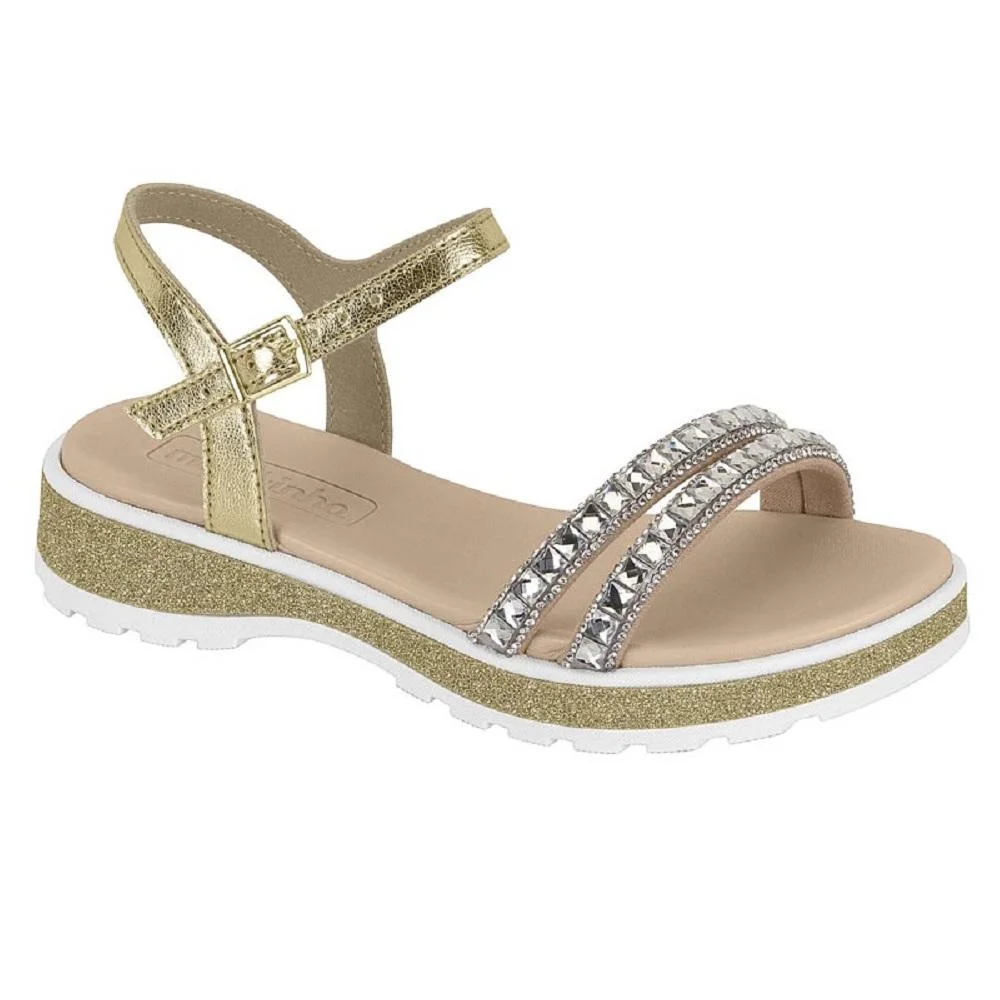 SANDALIA MOLEKINHA REF 2361.207.29201 INFANTIL Dourado 3