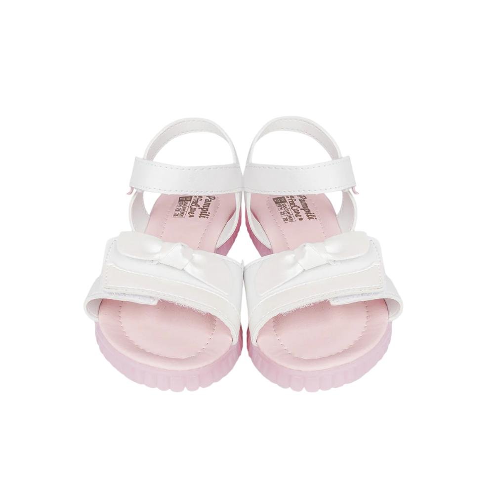 SANDALIA PAMPILI CANDY REF 123258000 MENINA INFANTIL Branco 2