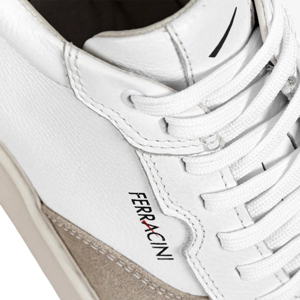 SAPATENIS FERRACINI EASY REF 8287-695 MASCULINO Branco/Bege 4