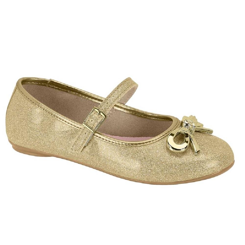 SAPATILHA MOLEKINHA REF 2502.394.28548 INFANTIL Dourado 1