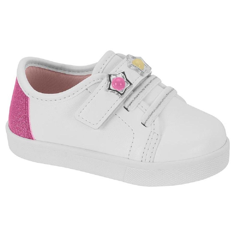 TENIS MOLEKINHA REF 2118.581.28656 INFANTIL Branco/Rosa 3