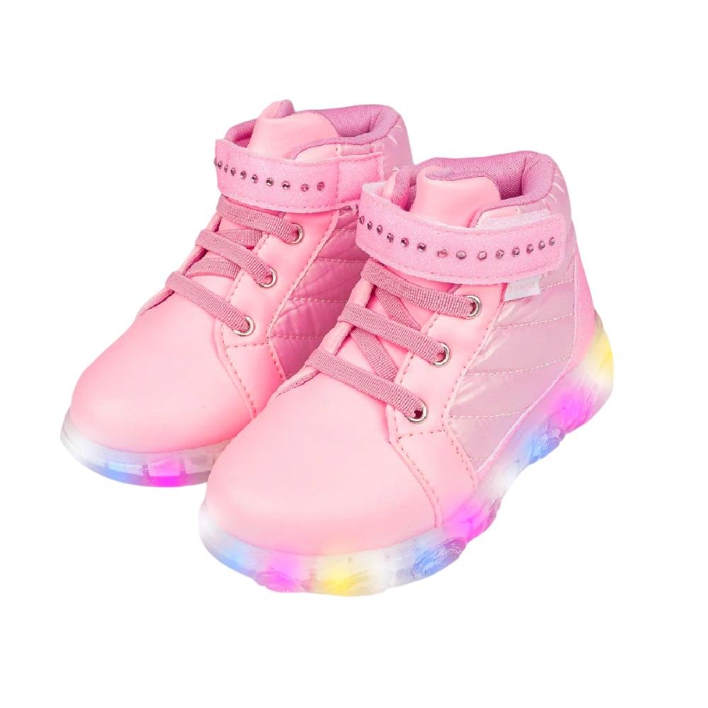 TENIS PAMPILI LIZ LUZ INFANTIL Rosa 2