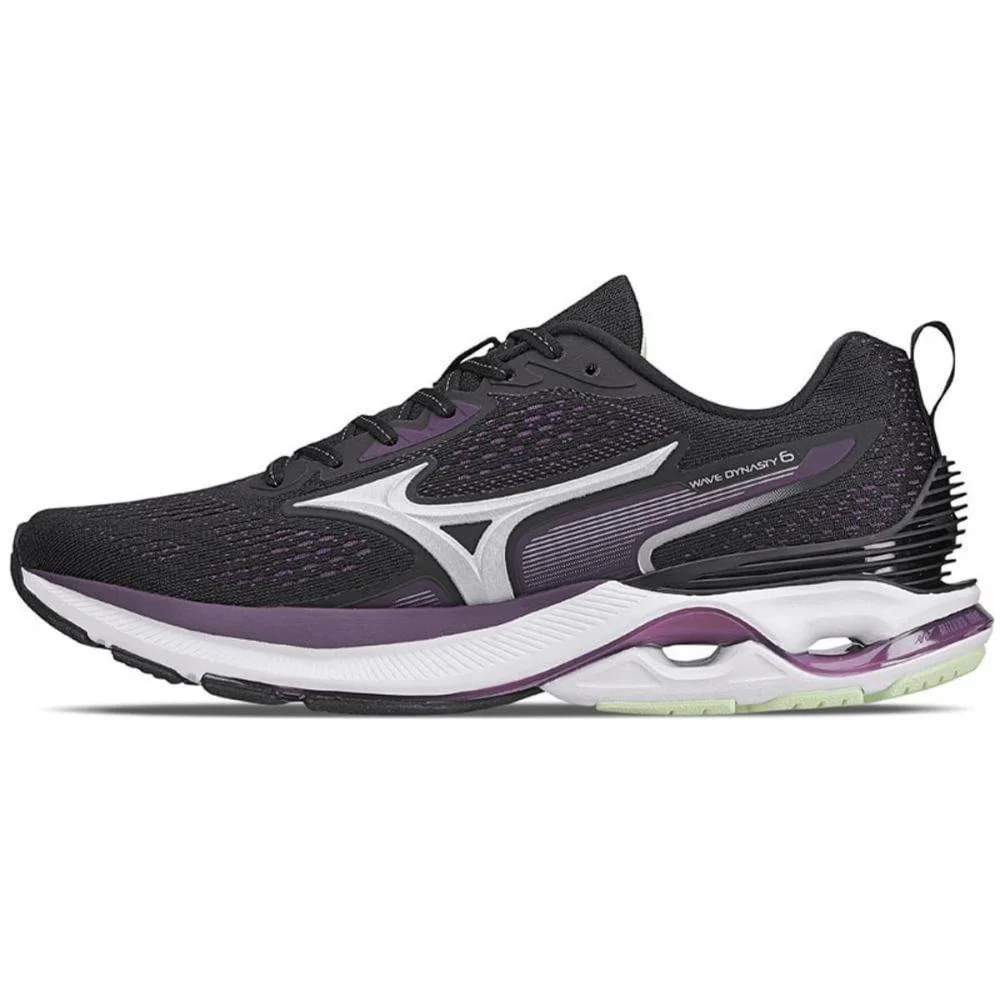TENIS MIZUNO WAVE DYNASTY 6 FEMININO Preto 2