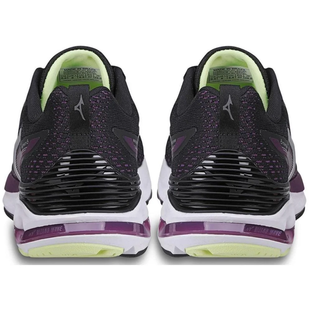 TENIS MIZUNO WAVE DYNASTY 6 FEMININO Preto 4