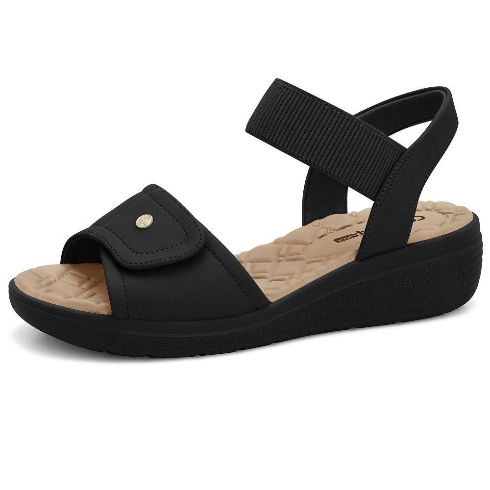 SANDALIA COMFORTFLEX REF 2486403 FEMININO Preto 4