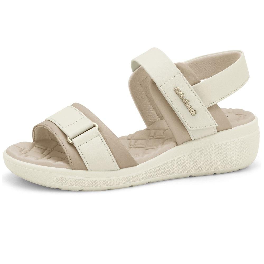 SANDALIA COMFORTFLEX REF 2586305 FEMININO Bege 4