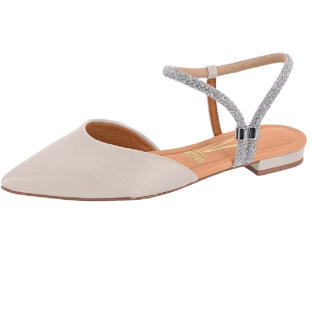 SAPATILHA VIZZANO PONTA FINA STRASS REF 1206.1003.29269 Cinza 2