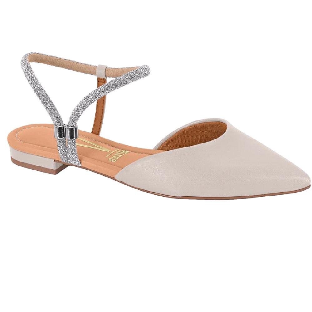 SAPATILHA VIZZANO PONTA FINA STRASS REF 1206.1003.29269 Cinza 3