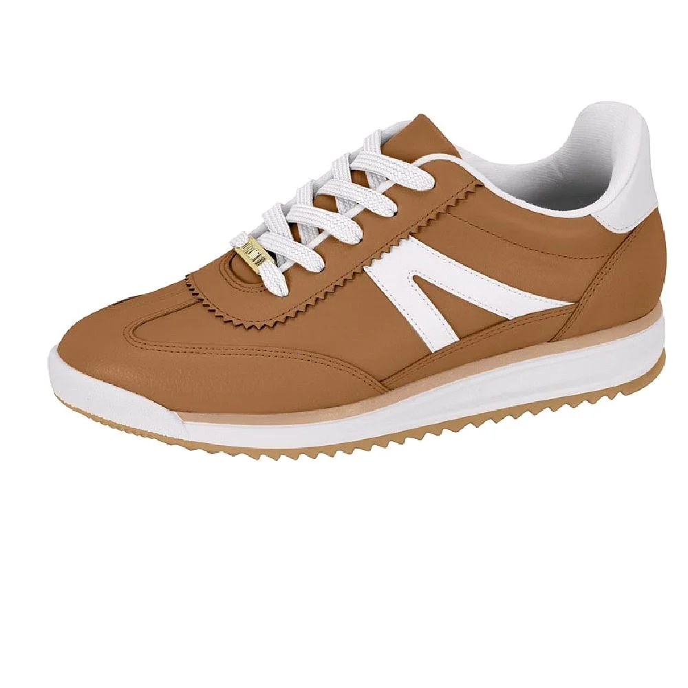 TENIS VIZZANO CASUAL NAPA REF 1450.102.29616 FEMININO Marrom/Branco 4