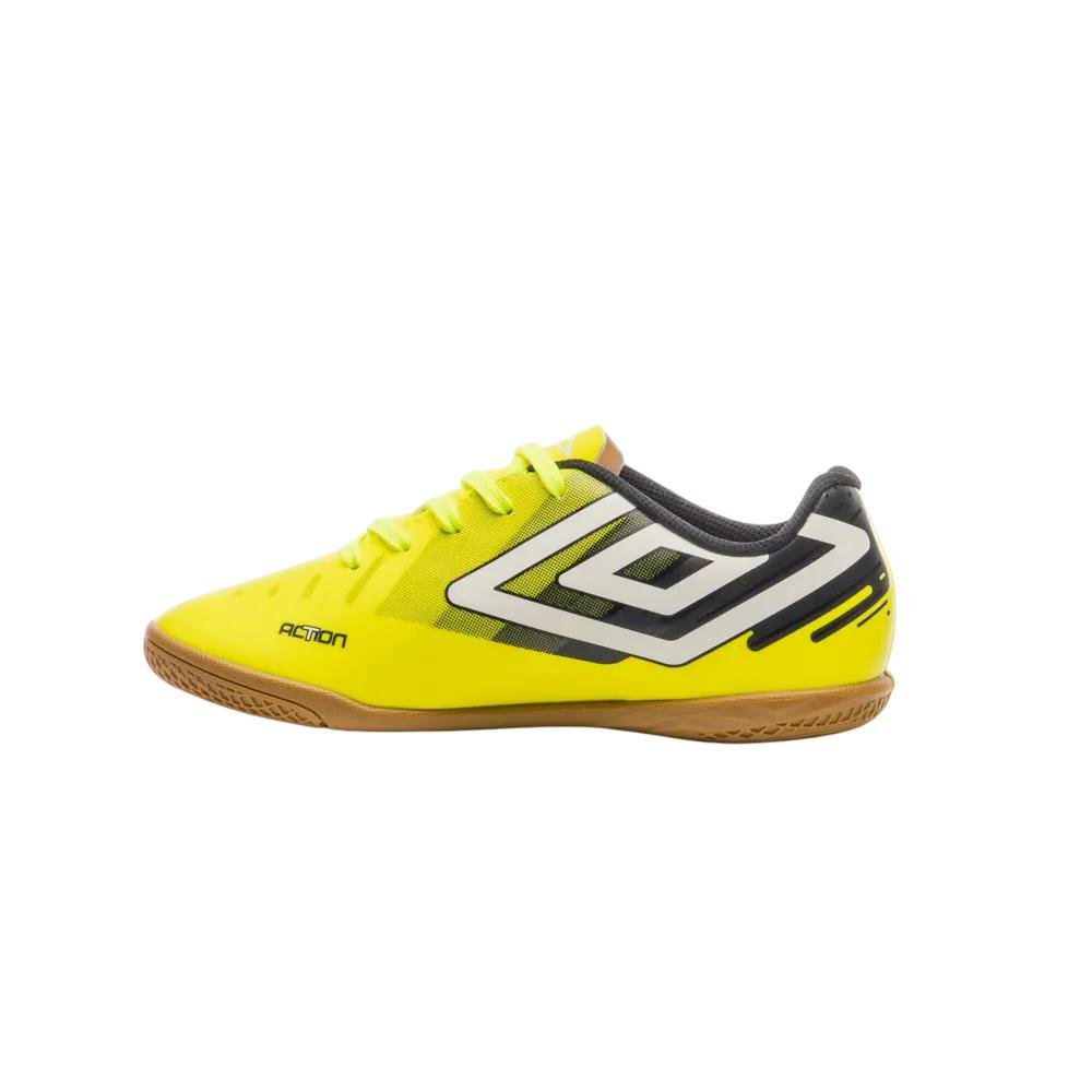 CHUTEIRA UMBRO FUTSAL ACTION JR INFANTIL Verde/Preto 2