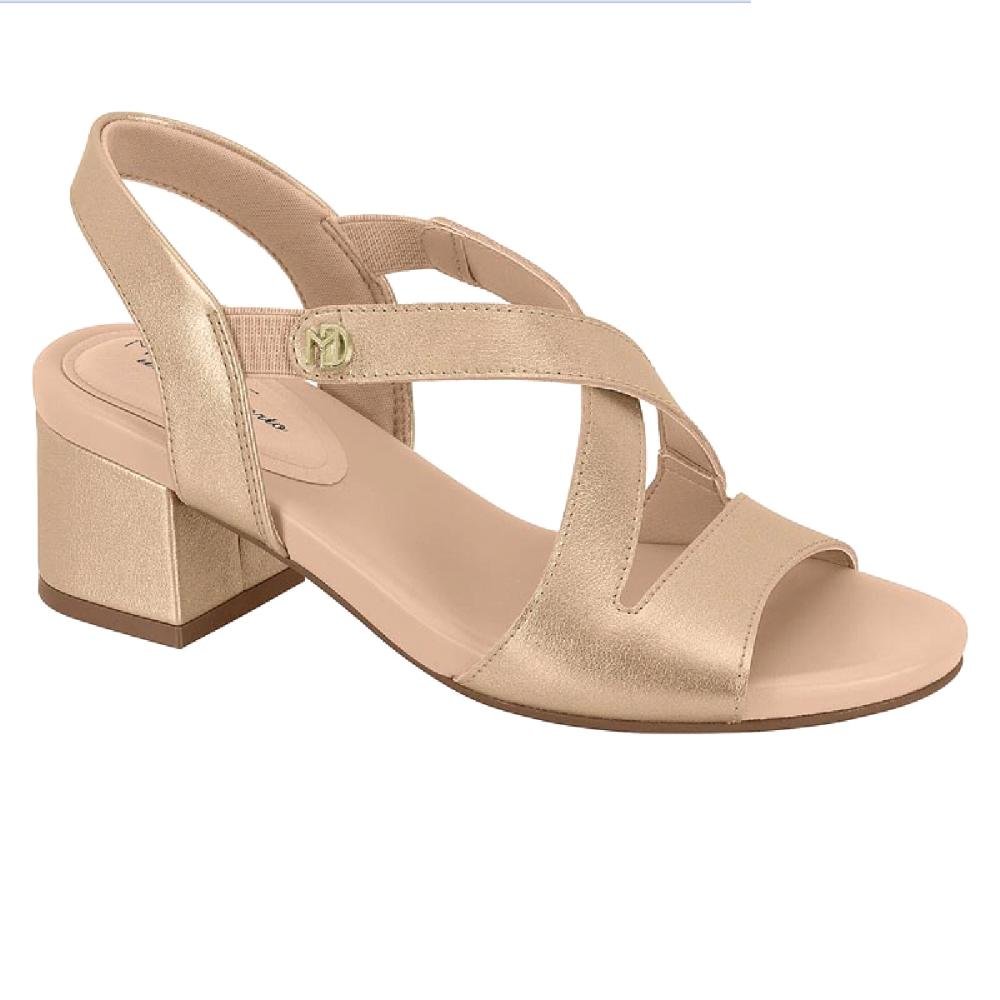 SANDALIA MODARE SALTO GROSSO BAIXO REF 7187.108.24250 Dourado 3