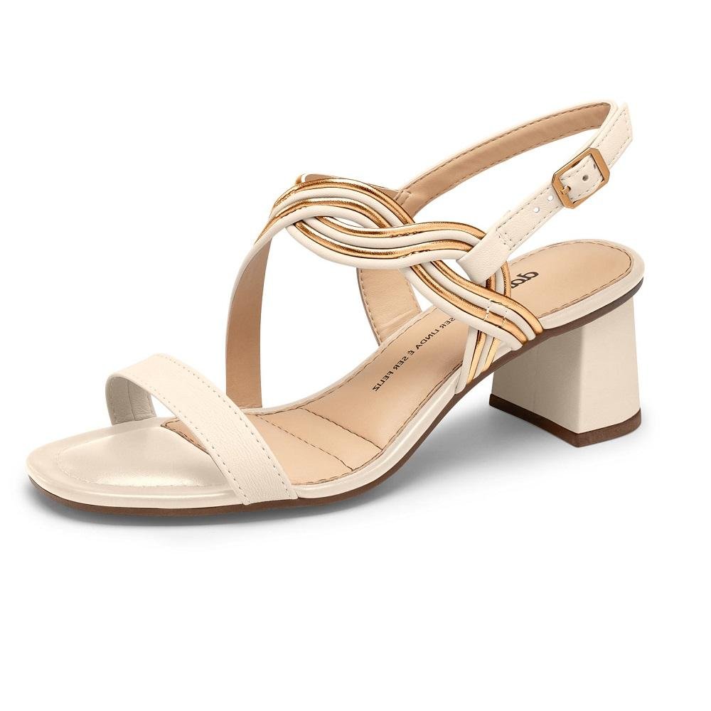 SANDALIA DAKOTA REF Y7964 RIVES FEMININO Bege 3