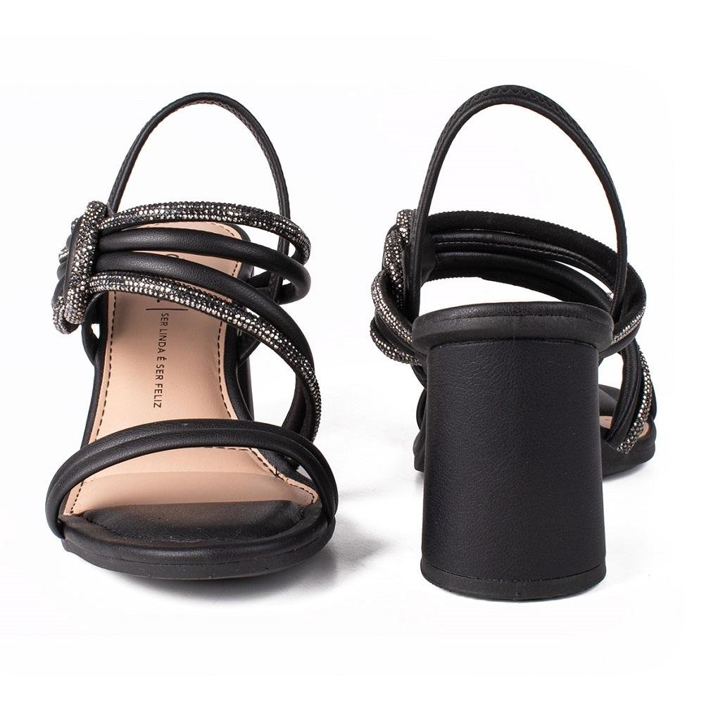SANDALIA DAKOTA REF Y7891 RIVES FEMININO Preto 4