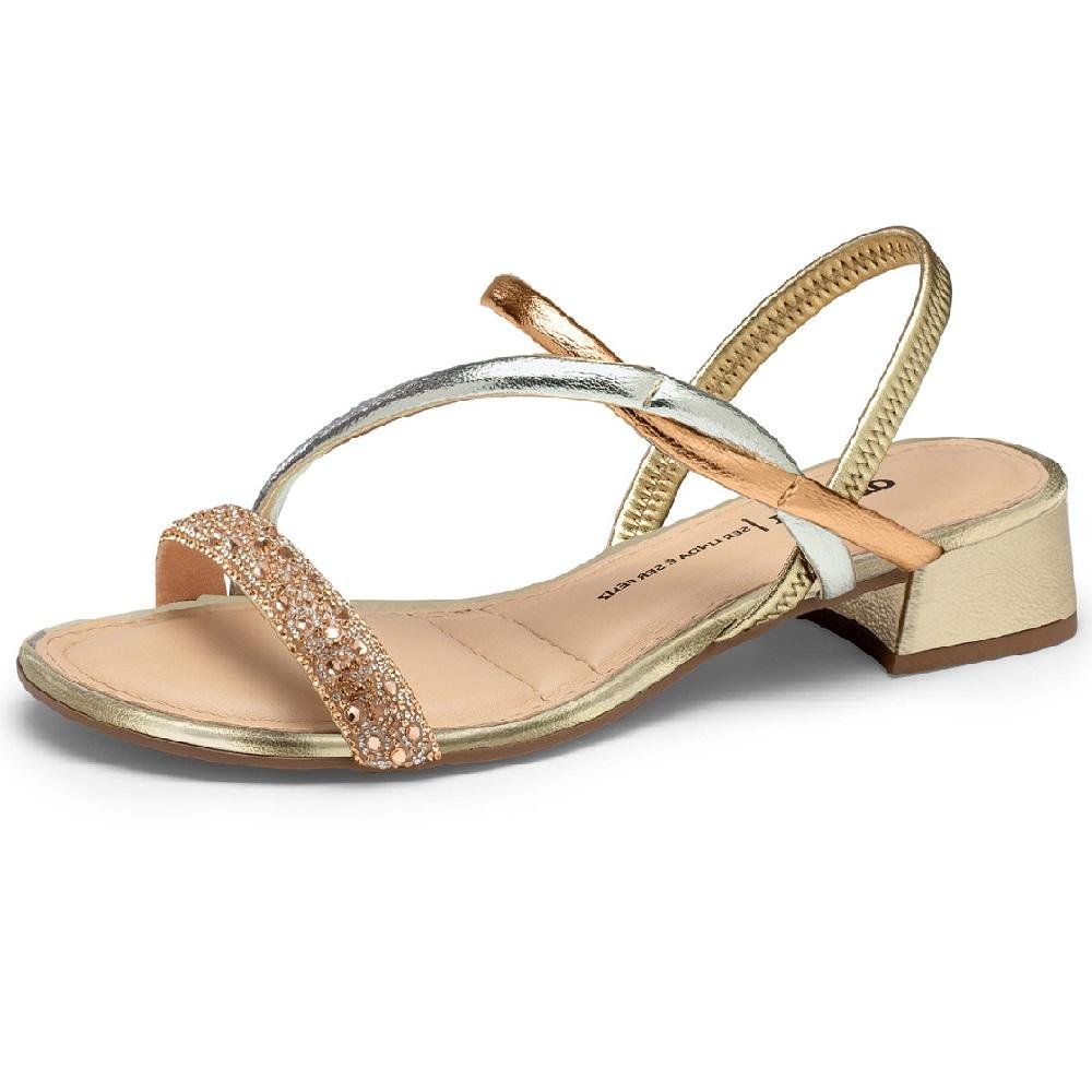 SANDALIA DAKOTA REF Y8055 ENFEITE FEMININO Rosa 2