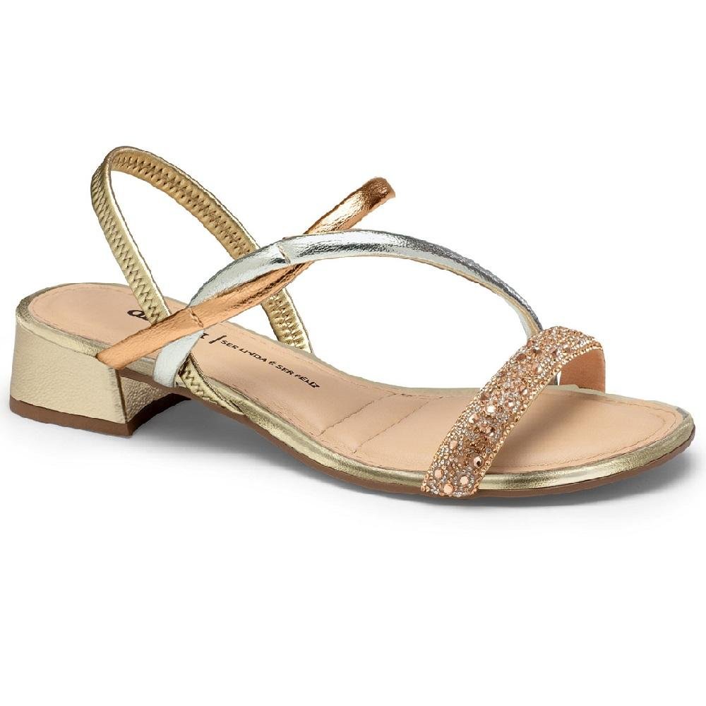 SANDALIA DAKOTA REF Y8055 ENFEITE FEMININO Rosa 3