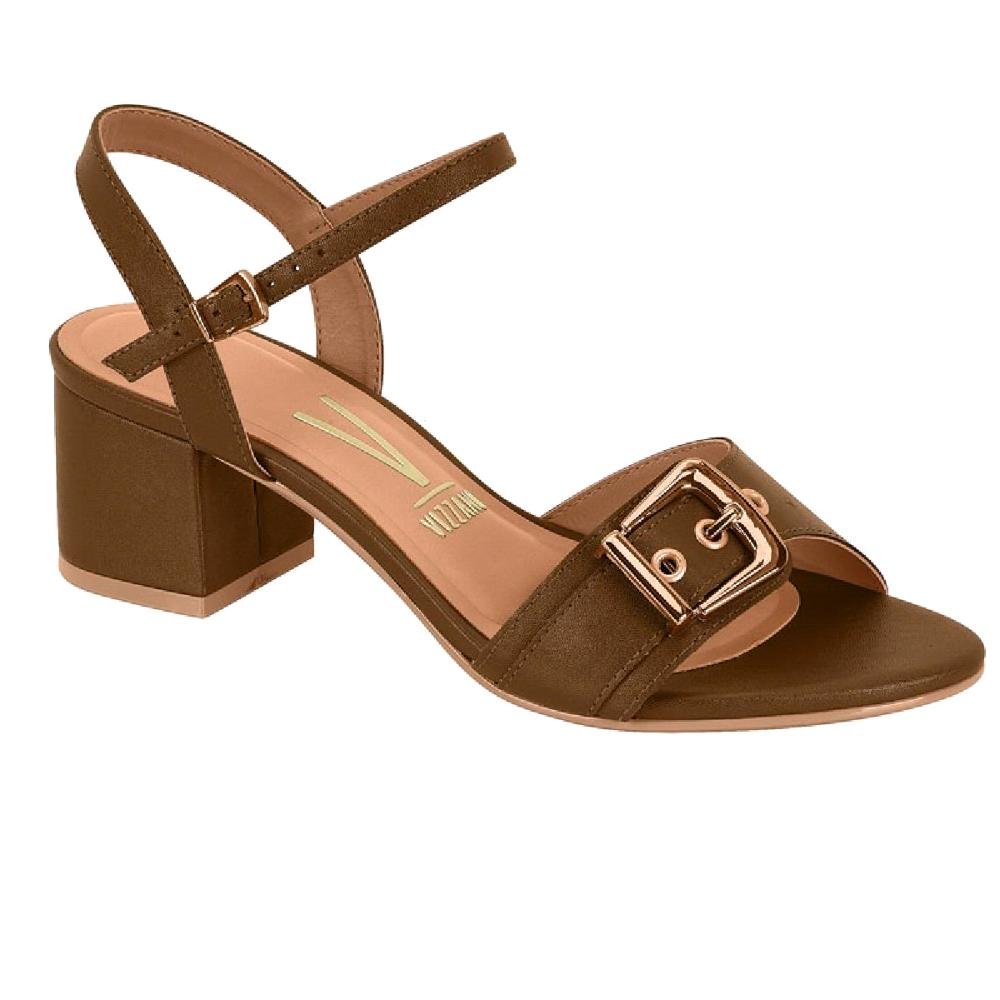 SANDALIA VIZZANO SALTO BLOCO FIVELAS REF 6291.1184.7286 Marrom 3