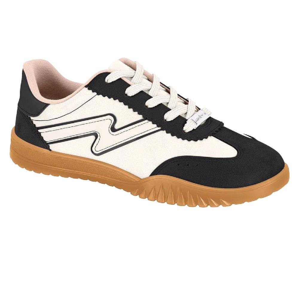 TENIS MOLECA CASUAL CAMURCA REF 5817.102.15197 FEMININO Branco/Preto