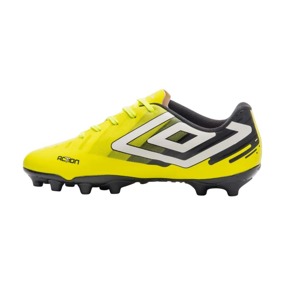 CHUTEIRA CAMPO UMBRO ACTION JR INFANTIL Verde/Branco 2