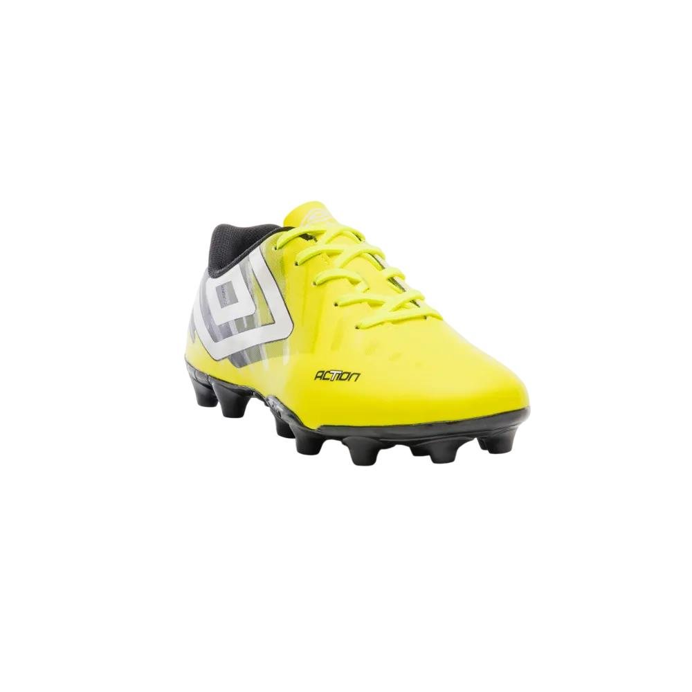 CHUTEIRA CAMPO UMBRO ACTION JR INFANTIL Verde/Branco 3