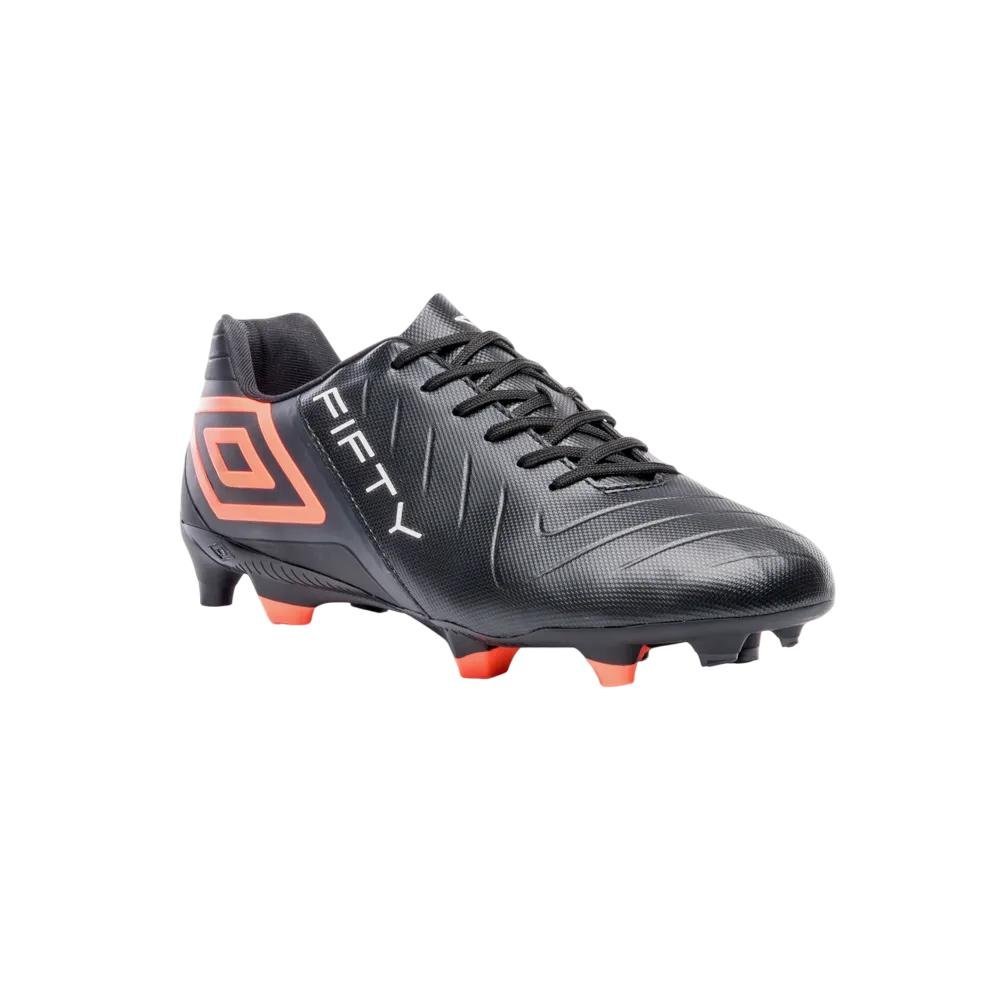 CHUTEIRA UMBRO CAMPO FIFTY VI UNISSEX Preto/Laranja 3