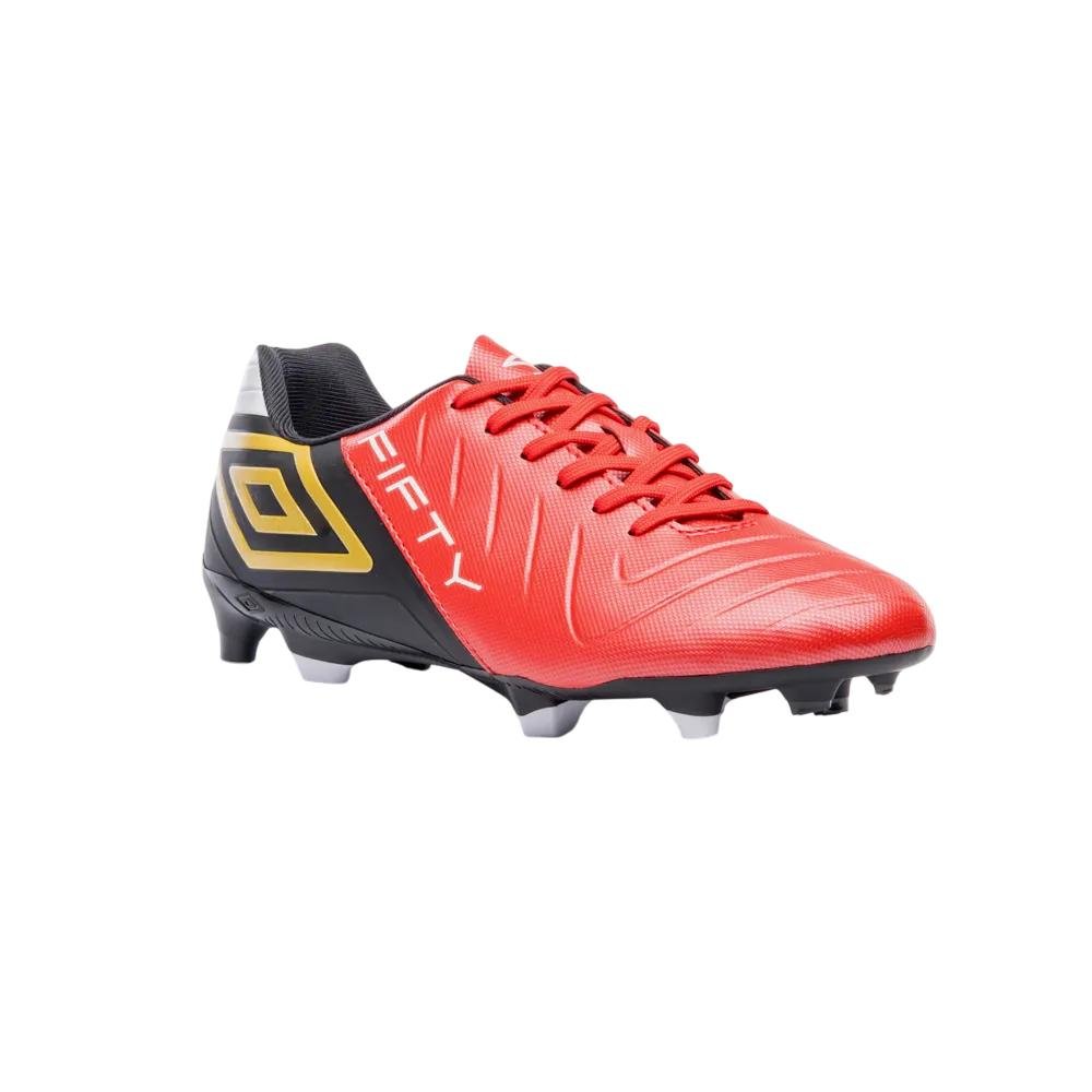 CHUTEIRA UMBRO CAMPO FIFTY VI UNISSEX Vermelho/Preto 3
