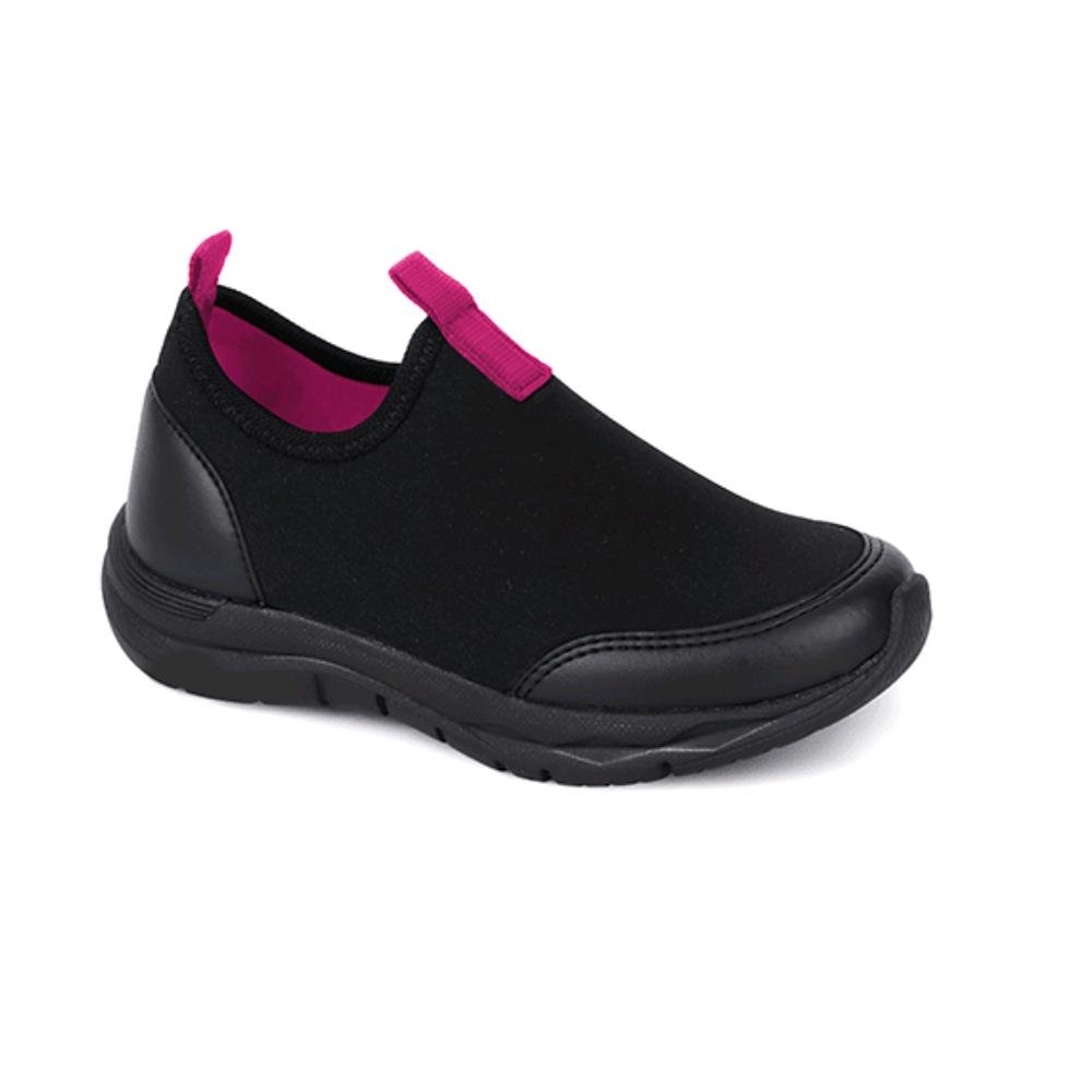 TENIS WORLDCOLORS KIDS INFANTIL Preto/Rosa 3