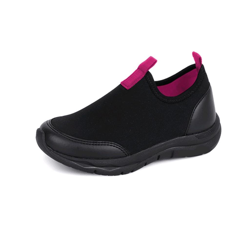 TENIS WORLDCOLORS KIDS INFANTIL Preto/Rosa 4