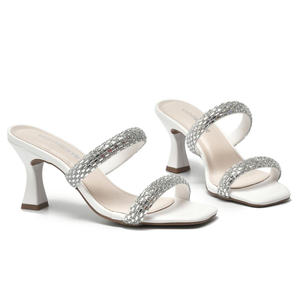 TAMANCO VIA MARTE SALTO ALTO REF 105-010-01 FEMININO Branco 4
