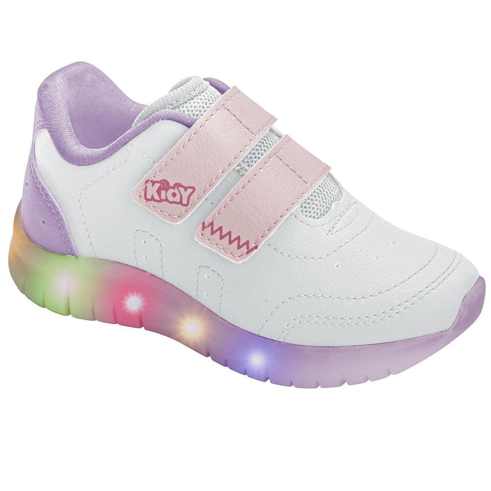 TENIS KIDY LIGHT FUN MENINA Roxo/Rosa 3