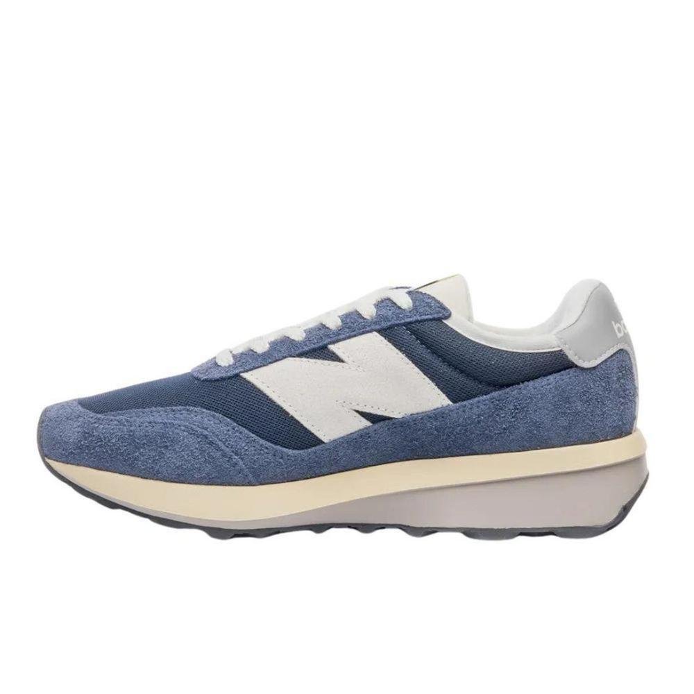 TENIS NEW BALANCE 370V1 UNISSEX Marinho/Branco 3