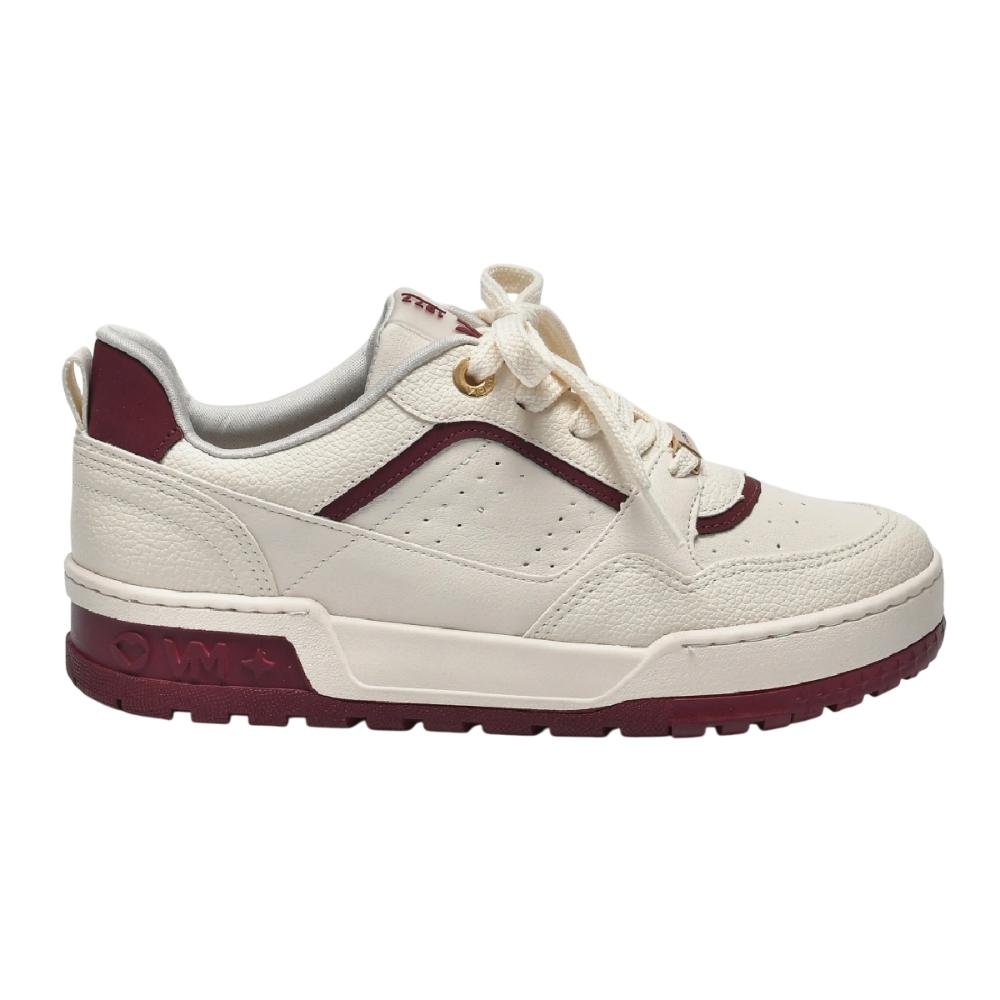TENIS VIA MARTE CASUAL REF 208-004 FEMININIO Branco/Vermelho 3