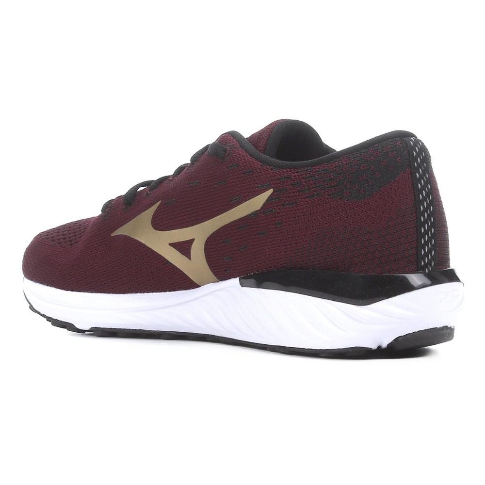 Tenis Mizuno Ocean Vinho/Dourado 2