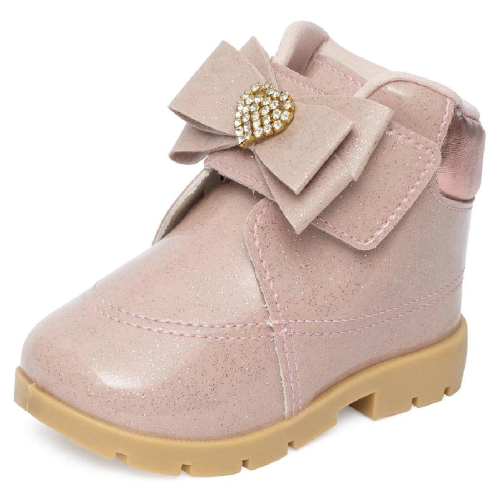 BOTA PIMPOLHO FESTA FASE 2 GLITTER REF 012006 MENINA Rosa 3