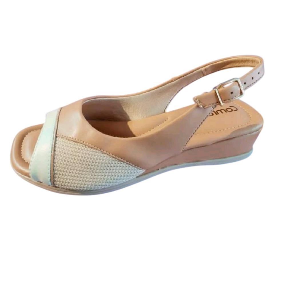 SANDALIA COMFORTFLEX REF 2570304 FEMININO Creme 2
