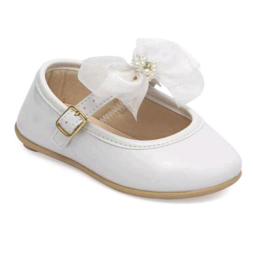 SAPATILHA PIMPOLHO BATIZADO FASE 02 REF 0120062C MENINA Branco 3