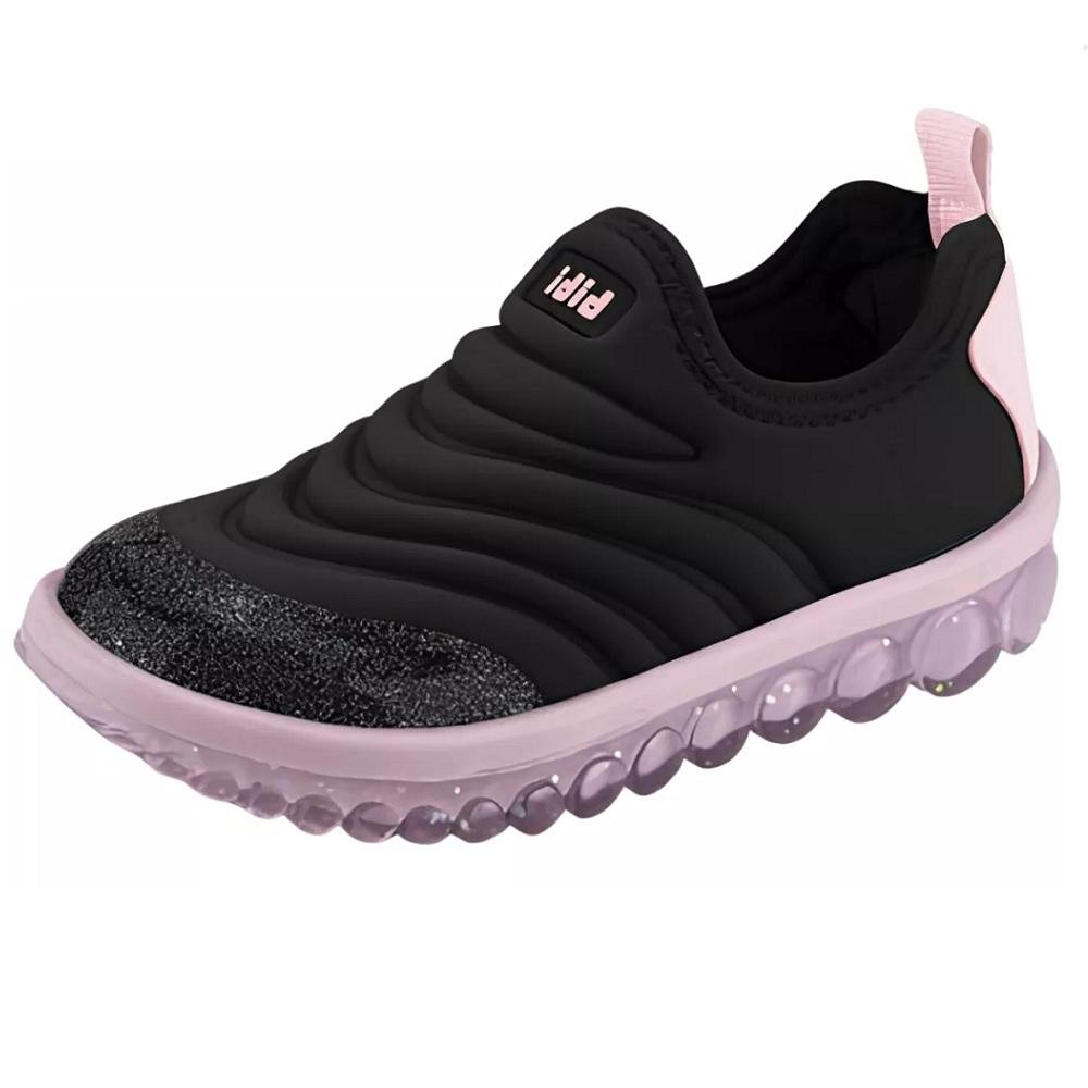 TENIS BIBI ROLLER 2.0 LYCRA REF 1155 MENINA Preto/Rosa 2