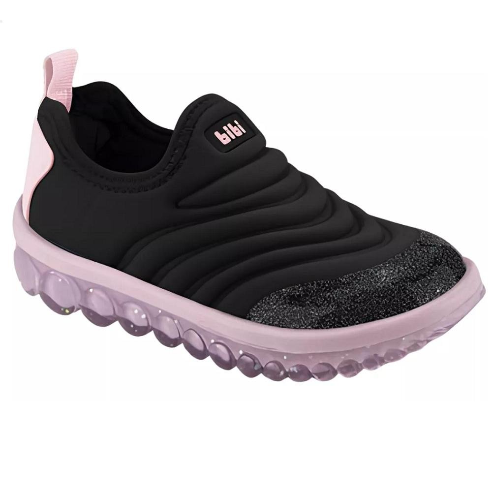 TENIS BIBI ROLLER 2.0 LYCRA REF 1155 MENINA Preto/Rosa 1