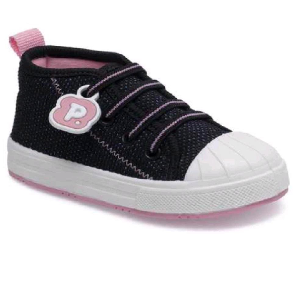 TENIS PIMPOLHO STAR KIDS STAR FASE 2 REF 012008 MENINA Preto/Rosa 3