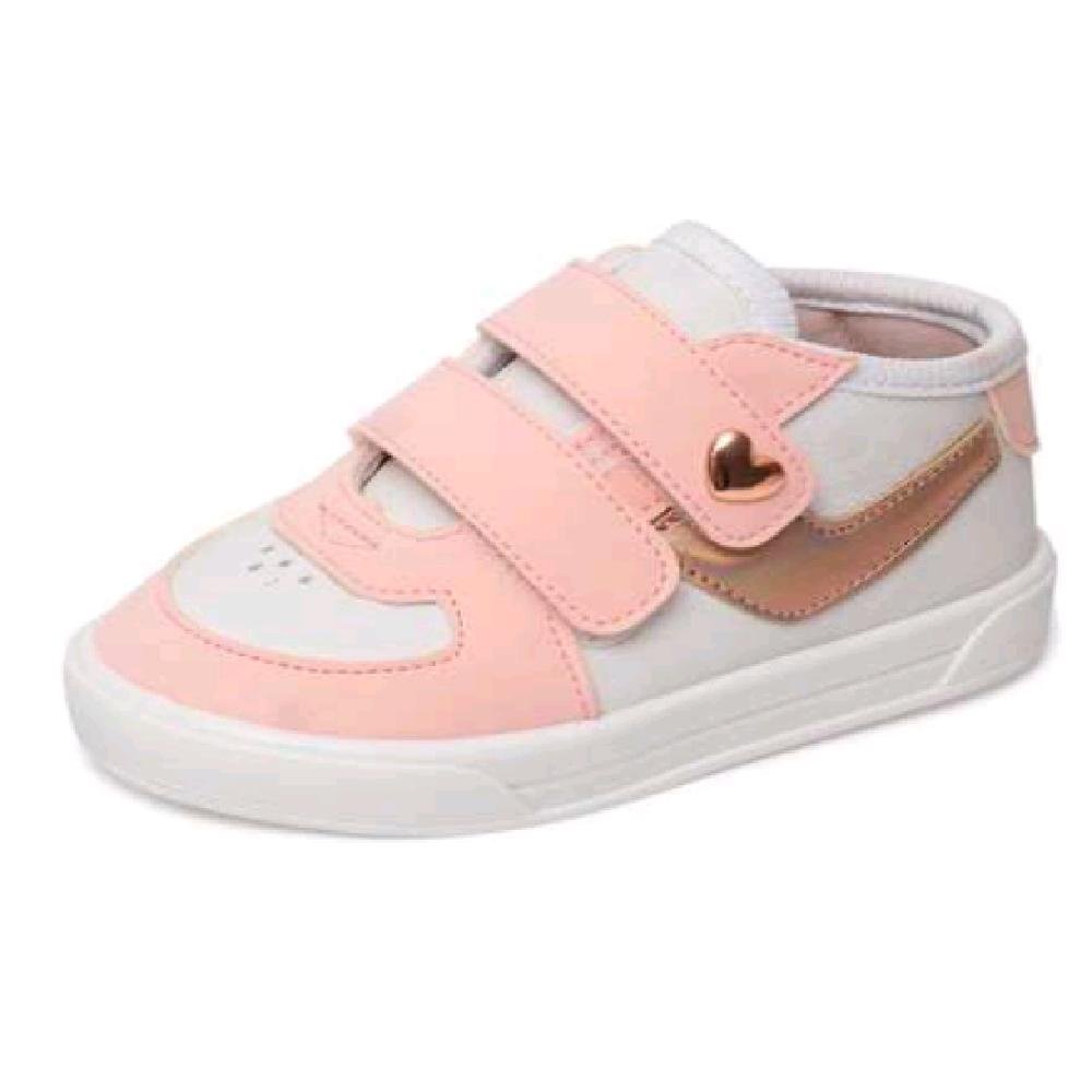 TENIS PIMPOLHO STREET URBAN COLORS F-2 REF 012011 MENINA Branco/Rosa 2