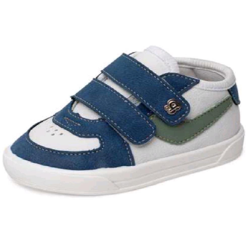 TENIS PIMPOLHO STREET URBAN COLORS F-2 REF 0120114C MENINO Branco/Azul 2