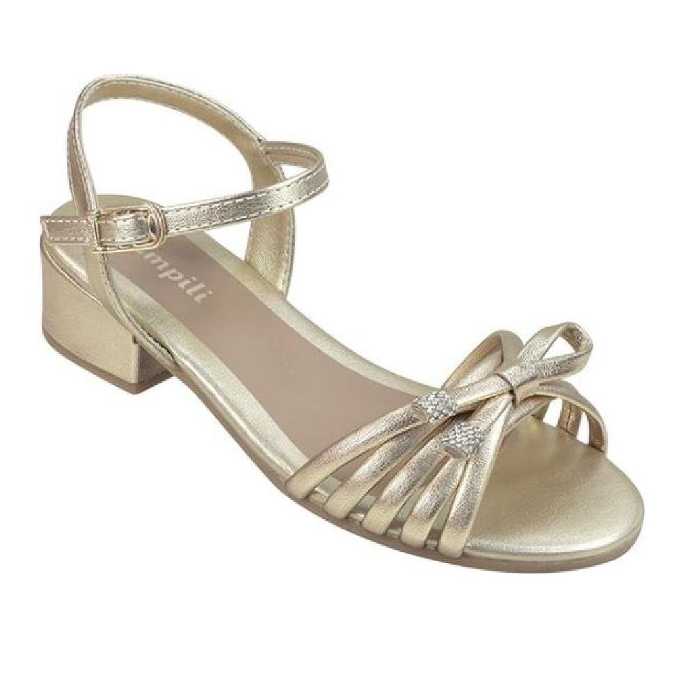 SANDALIA PAMPILI FANCY MENINA Dourado 3